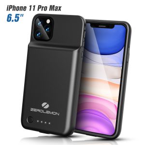 iPhone 11 Pro Max Battery Case 5000mAh (supports Wireless)