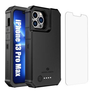 iPhone 13 Pro Max Battery Case 10000mAh (supports Wireless)
